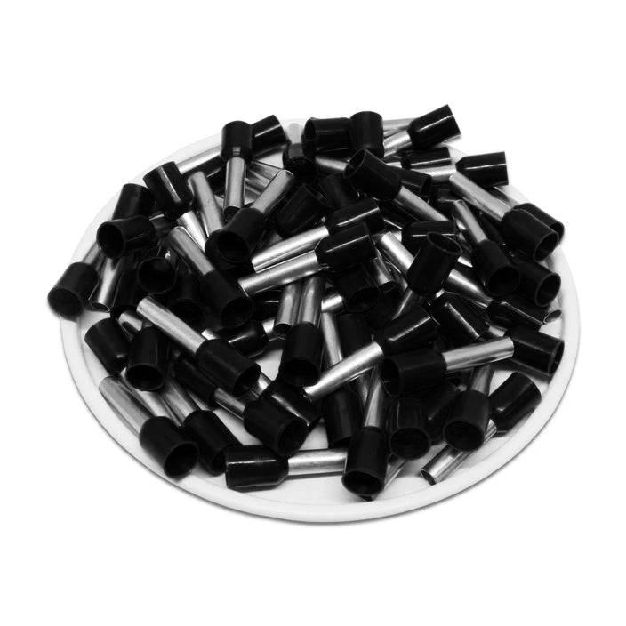 F40012B - 12 AWG Insulated Wire Ferrules, 12mm Pin, Black, 500 Pieces - Image 2