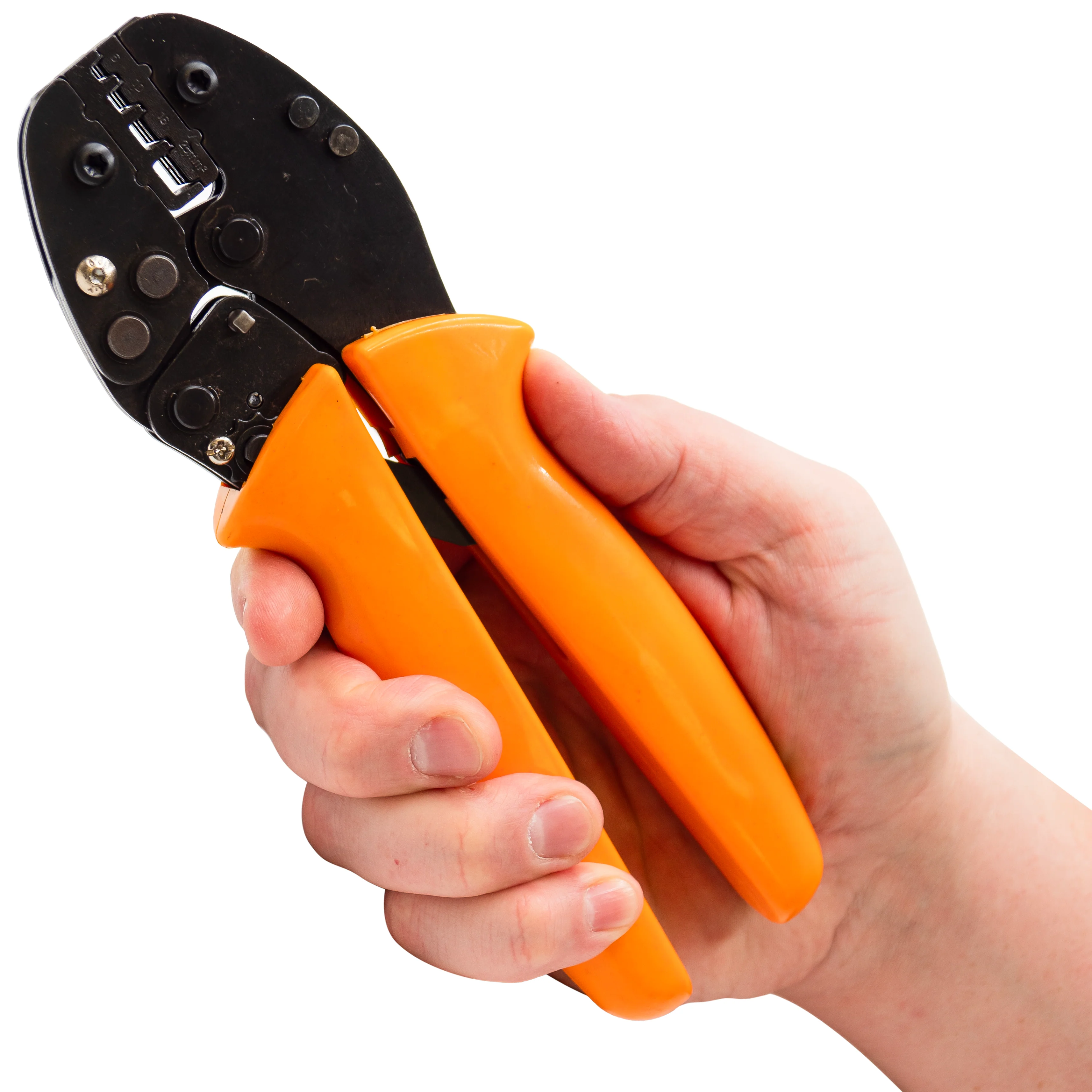 FD1004HD - 10 to 4 AWG Wire Ferrules Crimping Tool, Heavy Duty, Trapezoidal Crimp, 1 Piece - Image 3
