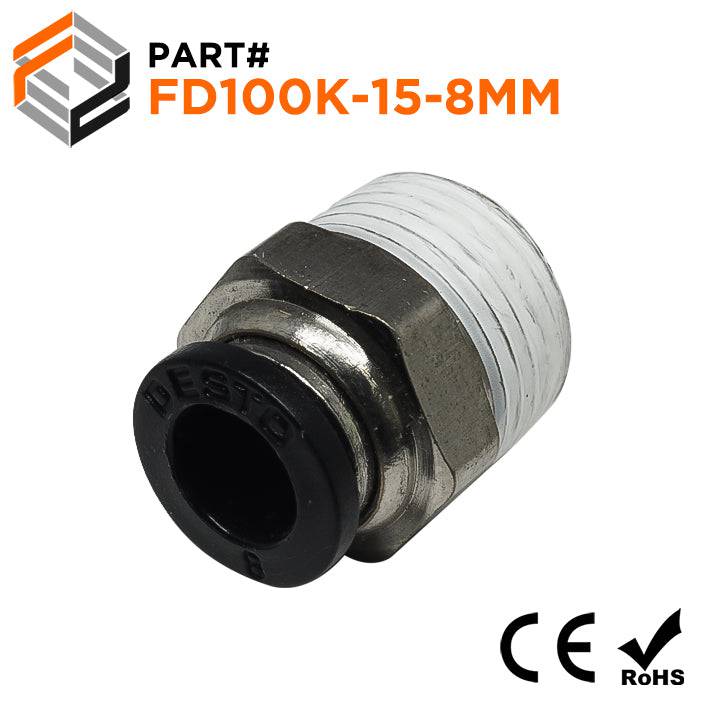 FD100K-15-8MM - 8mm Fitting for the FD100K