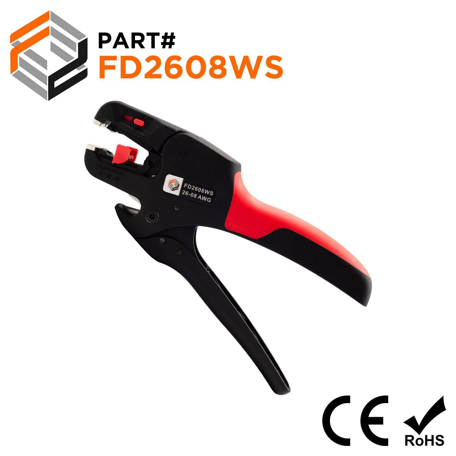 FD2608WS - 2-in-1 Wire Cutting and Wire Stripping Tool