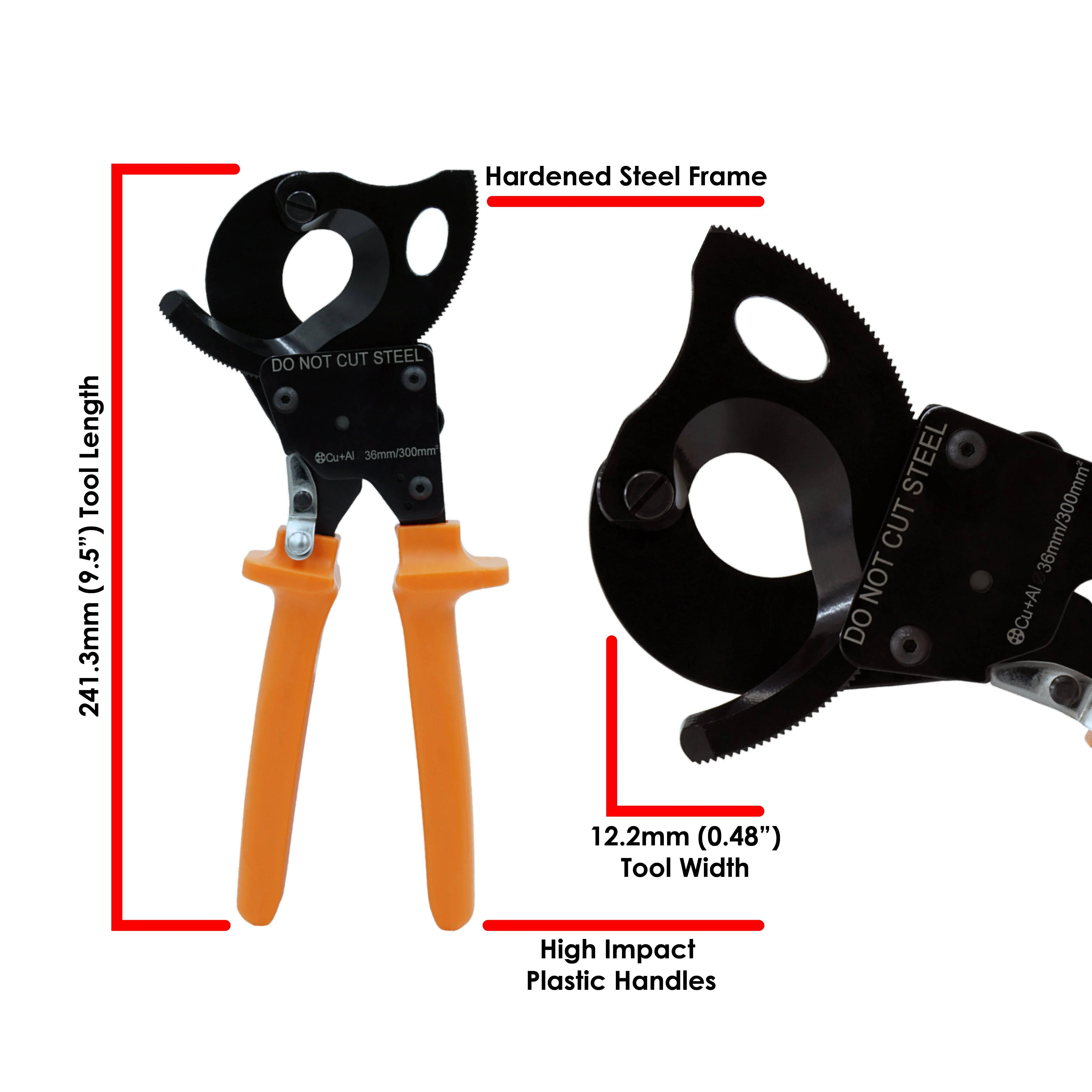 FD300CC - Heavy Duty Cable Cutter - Up to 300mm² (600MCM) - Image 2