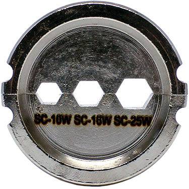 FD300HX1 - 8 to 4 AWG Hexagonal Profile Crimping Die Set for FD300K Crimping Machine, 1 Piece