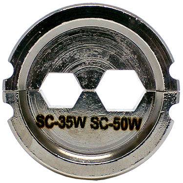 FD300HX2 - 2 to 1 AWG Hexagonal Profile Crimping Die Set for FD300K Crimping Machine, 1 Piece
