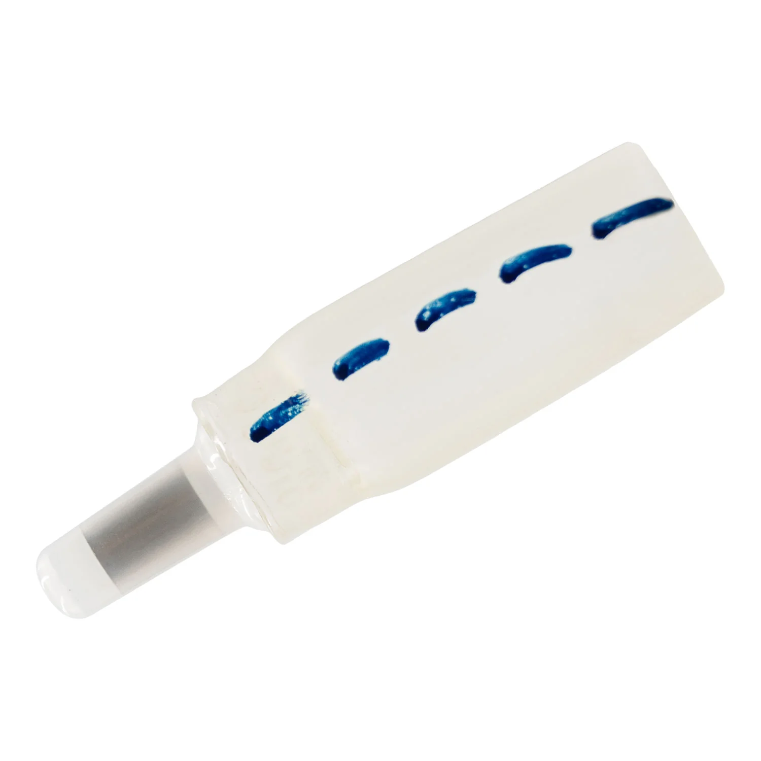 16 to 14 AWG Heat Shrinkable Multi-Wire Closed End Connectors, Blue Dash, Polyolefin, 25 Pieces - FDEC2L