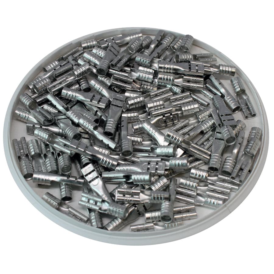 16 to 14 AWG Non Insulated Female Quick Disconnects, NEMA Tab: .110", 100 Pieces - FDN2-110(5)