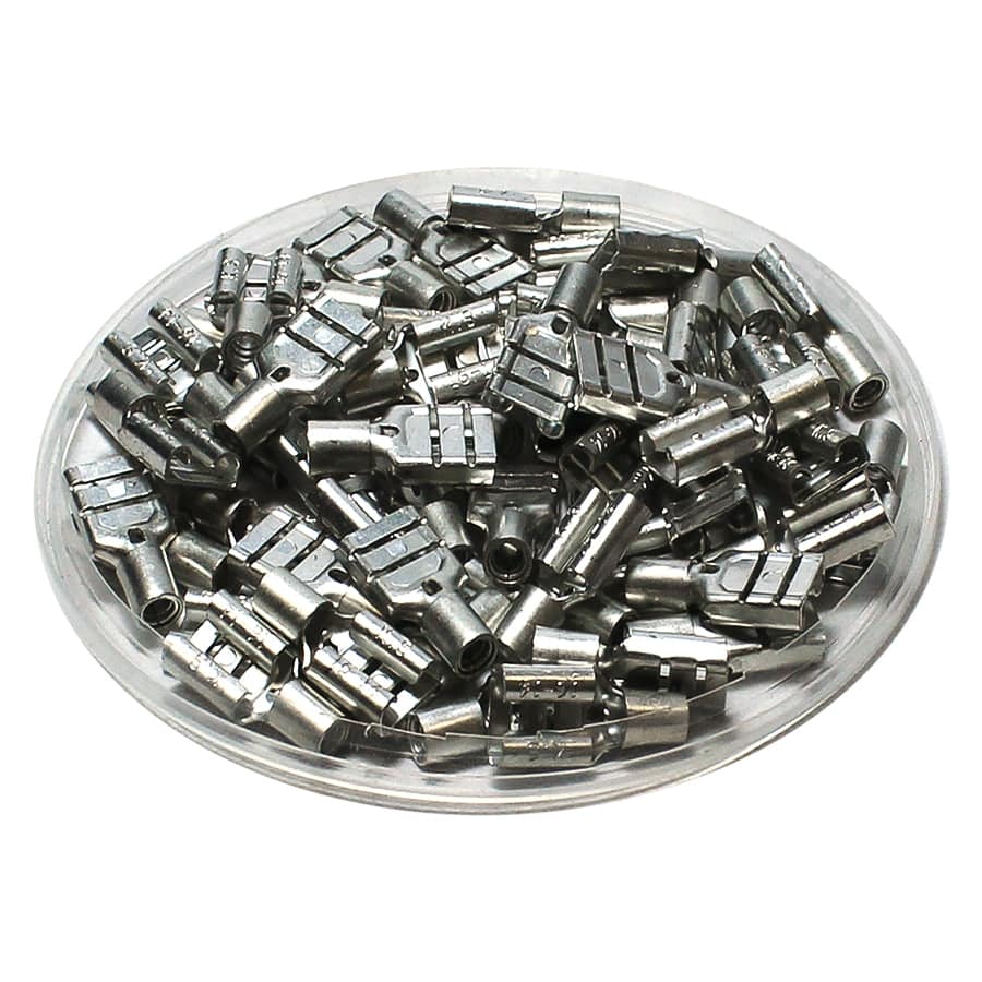 FDNDX2-110(5) - Non Insulated Quick Disconnects - 16-14 AWG - Double Crimp