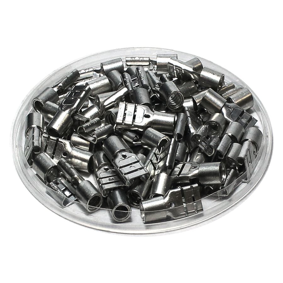FDNDX5-110(5) - Non Insulated Quick Disconnects - 12-10 AWG - Double Crimp