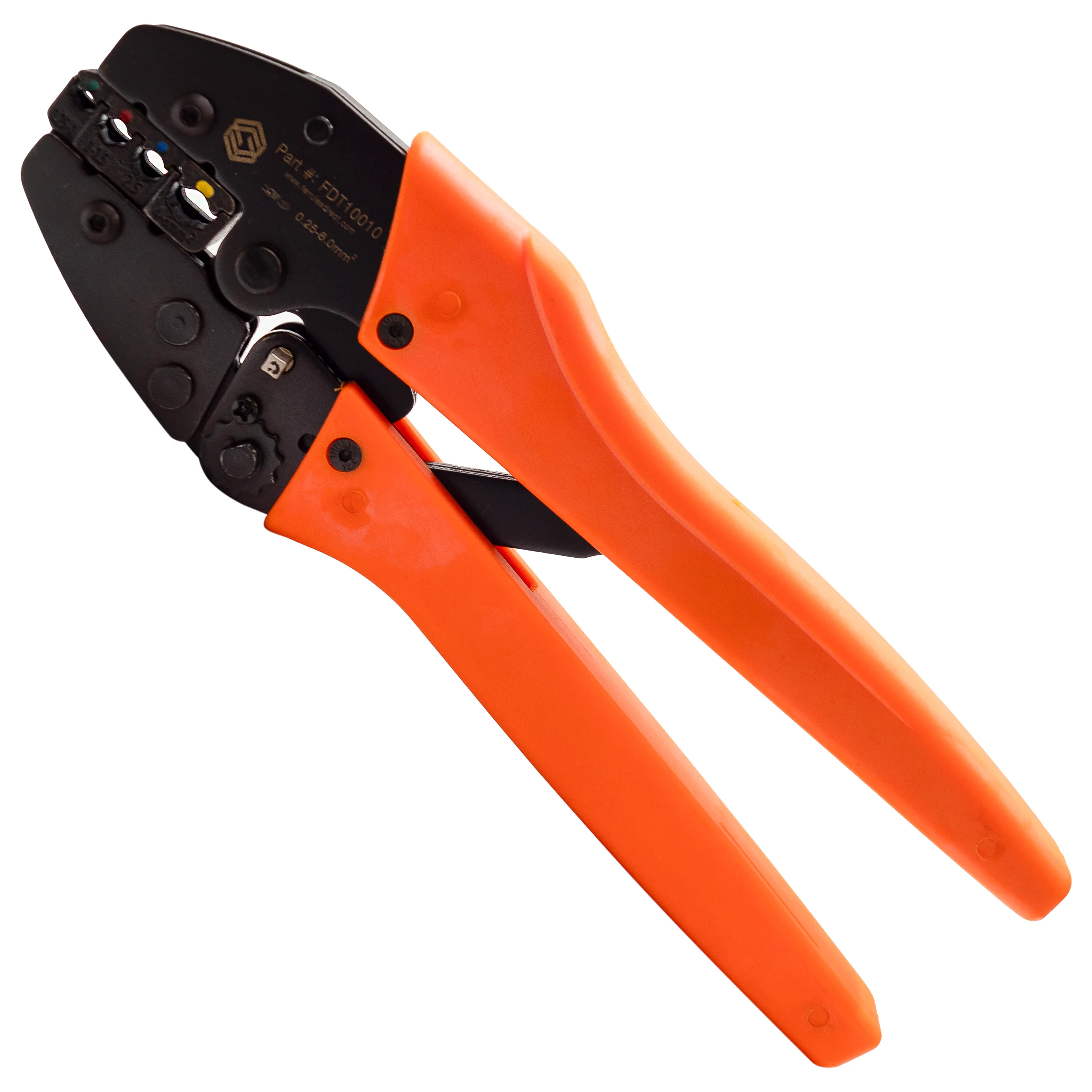 FDT10010 - 26 to 10 AWG Insulated Terminals Crimping Tool, Standard Type, Ratcheting, 1 Piece - Image 2
