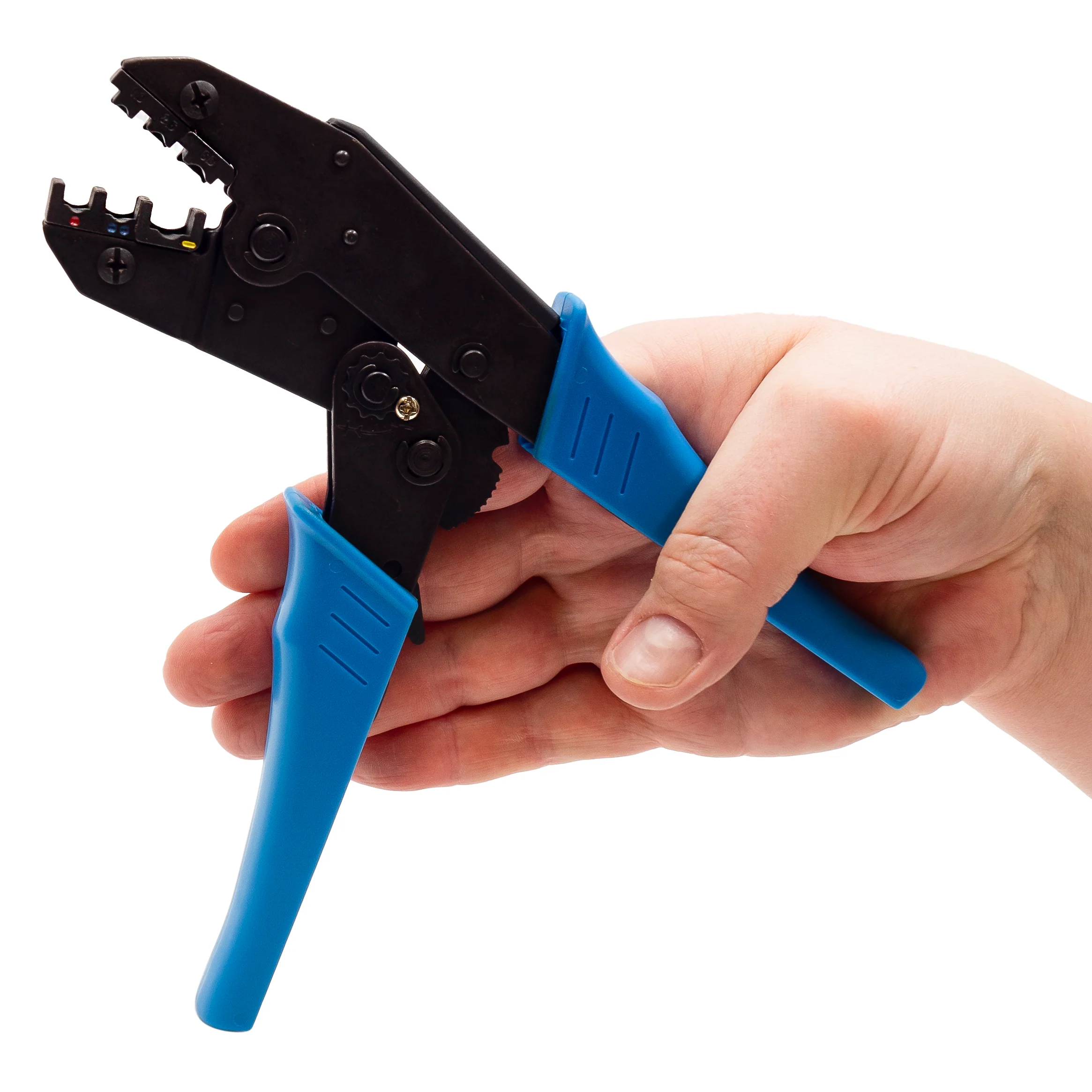 FDT10011 - 22 to 10 AWG Insulated Terminals Crimping Tool, Standard Size, Ratchet - 1 Piece - Image 4