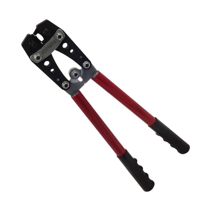 FDT10015 - 4 AWG Insulated Terminals Crimping Tool, Oval Crimp Shape, XL Length - 1 Piece