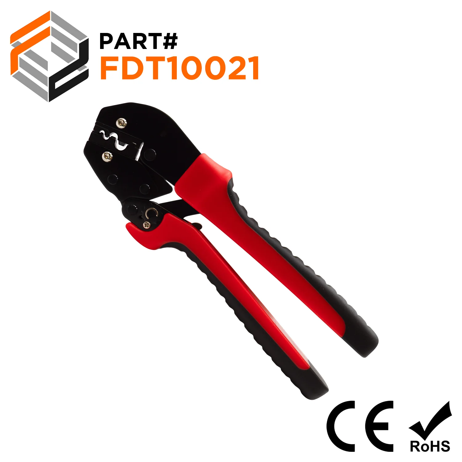 FDT10021 - 22 to 8 AWG Non Insulated Terminals Crimping Tool, XL Length, 1 Piece