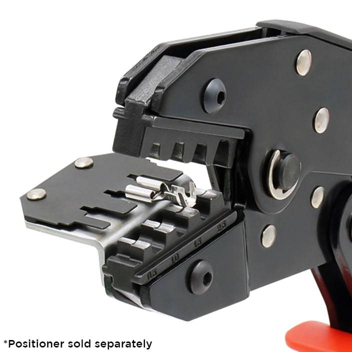 FDT10043 - 24 to 14 AWG Open Barrel Connectors Crimping Tool, Faston B-Type, 1 Piece - Image 3