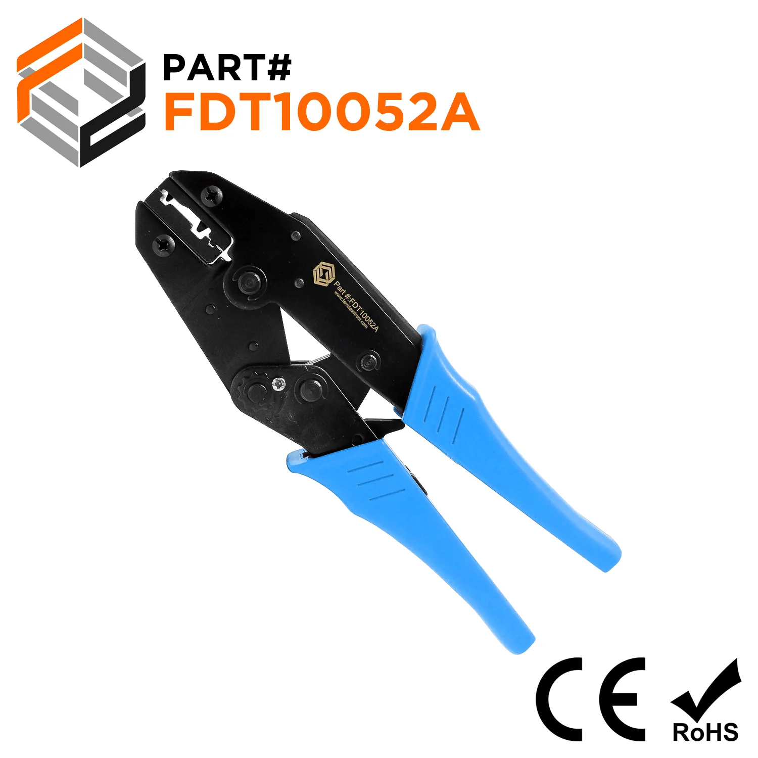 16 to 10 AWG Non Insulated Flag Quick Disconnects Crimping Tool - FDT10052A