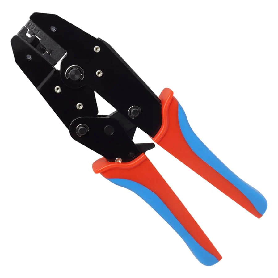 FDT10054 - 22 to 18 AWG Non Insulated Flag Terminal Crimping Tool, Ratcheting, 1 Piece