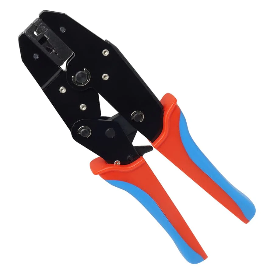 FDT10055 - 18 to 14 AWG Non Insulated Flag Terminal Crimping Tool, Ratcheting, 1 Piece