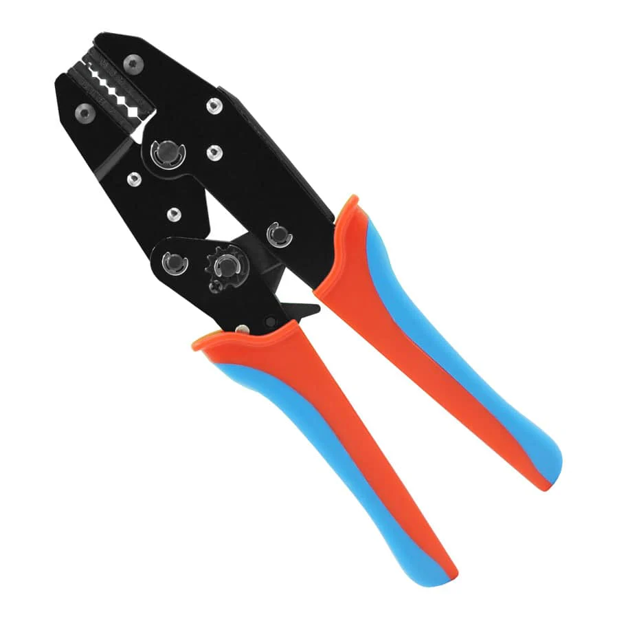 FDT10060 - 22 to 10 AWG Ratcheting Crimping Tool for Turned Contacts, HTS & Harting Style, 1 Piece