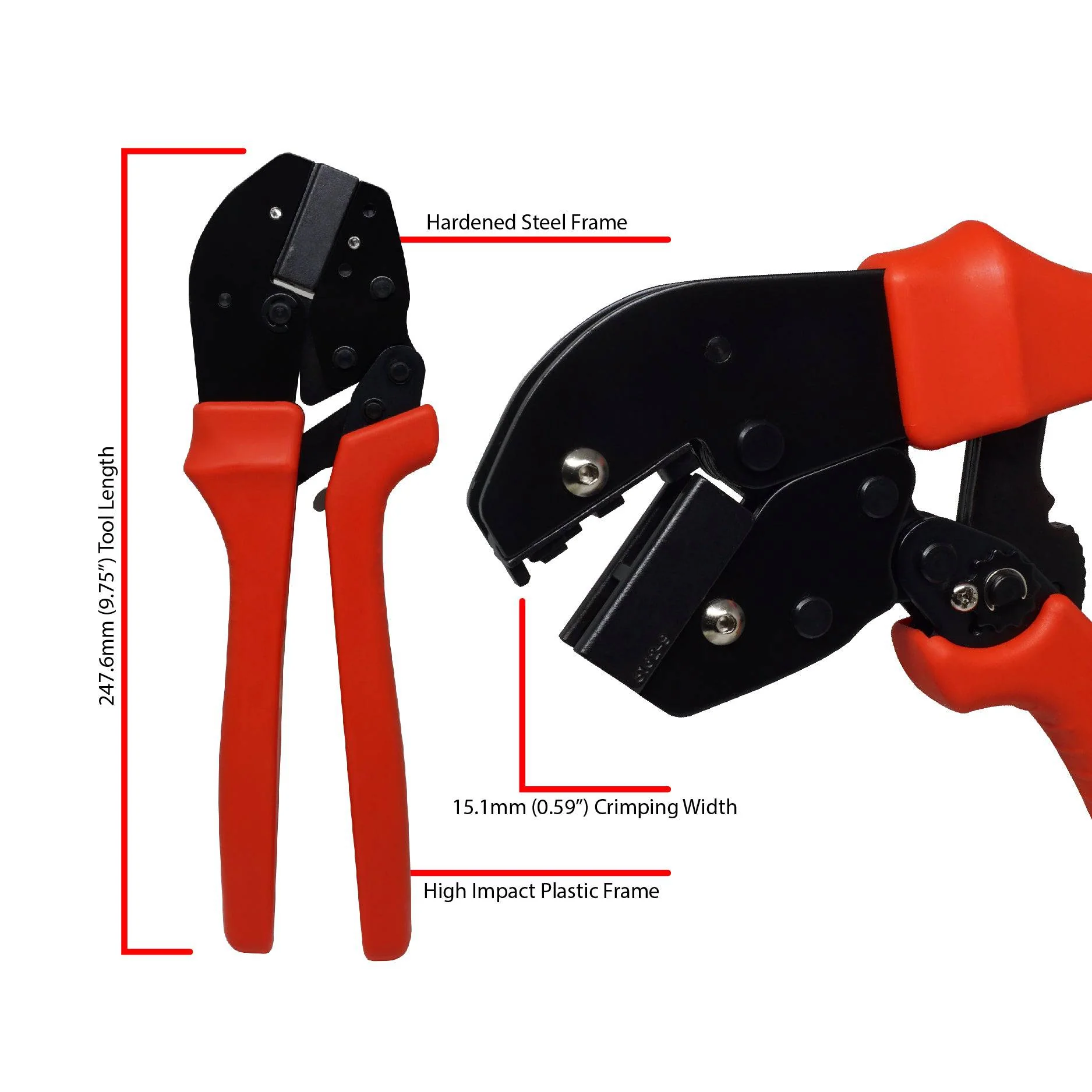 FDT10072 - Crimping Tool - 6P6C,/RJ12, 6P4C/RJ11, 6P2C Jacks - Image 2