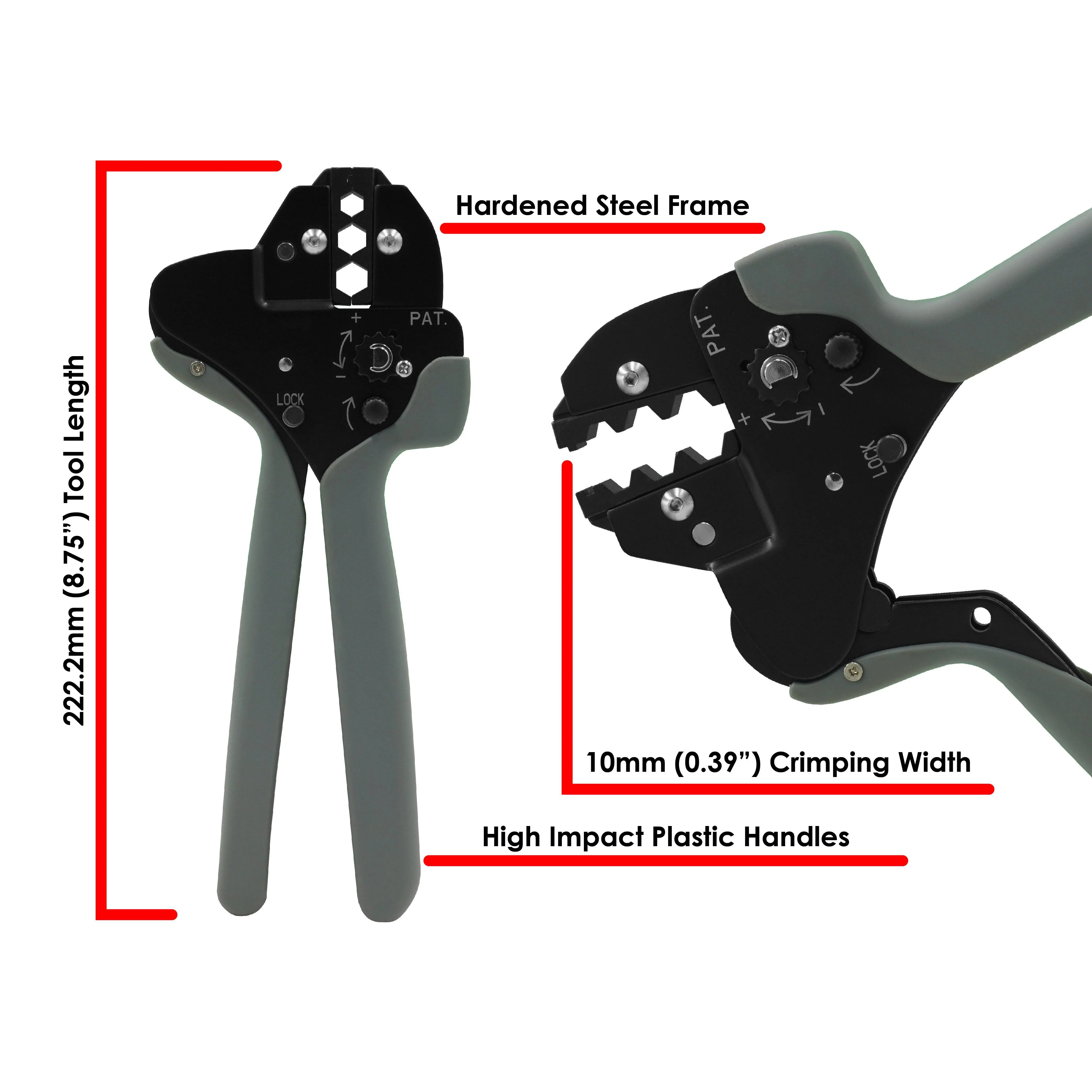 FDT1008173 - Coaxial Crimping Tool - Range: 8.9mm, 8.1mm, 6.5mm, 1 Piece - Image 2