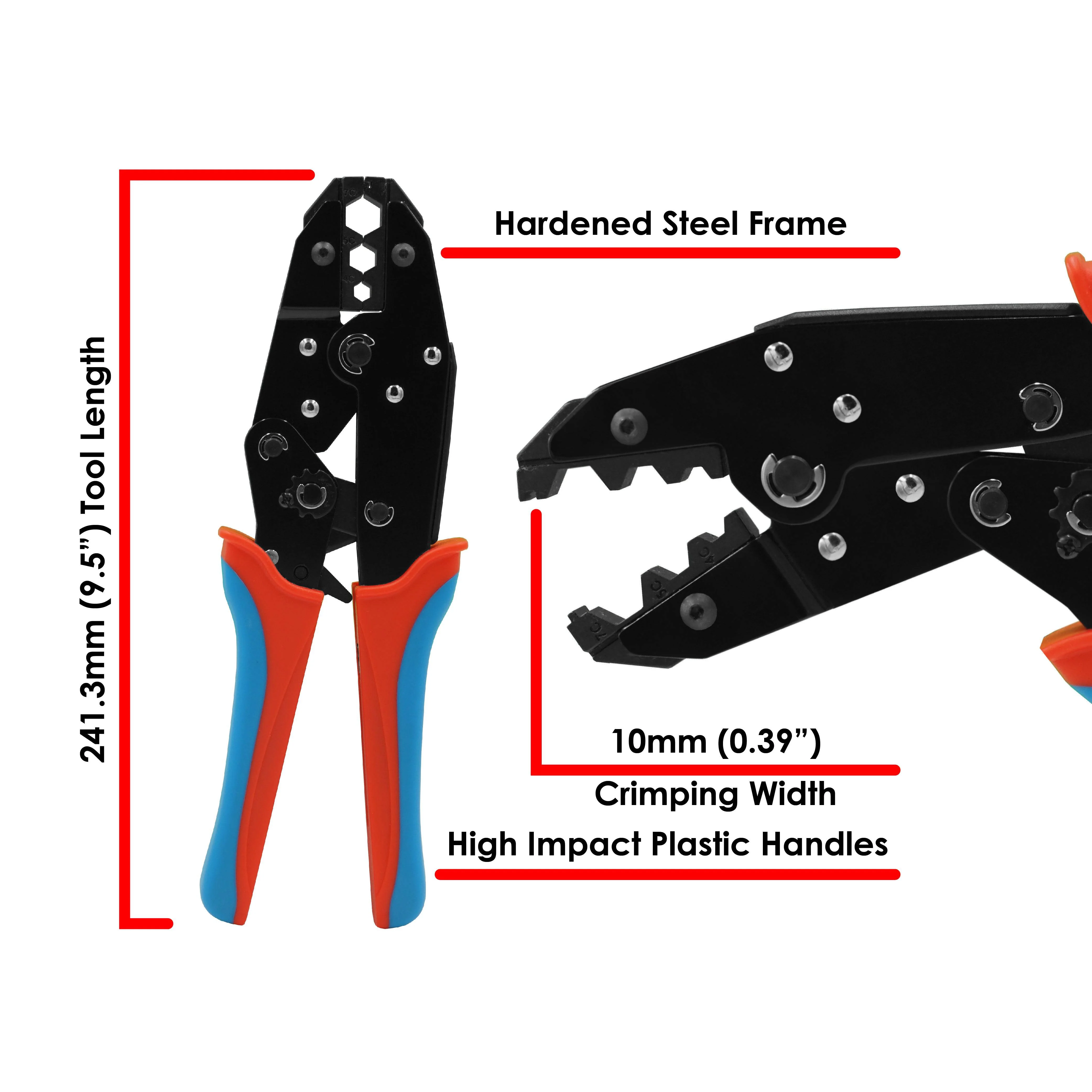 FDT1008181 - Coaxial Crimping Tool - Range: 11mm, 8.2mm, 5.4mm, 1 Piece - Image 2