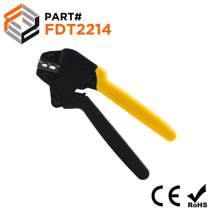 FDT2214 - 22 to 14 AWG Insulated Terminals Crimping Tool, Mini Sized, 1 Piece