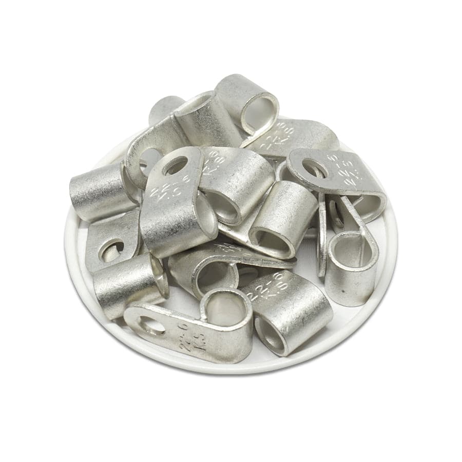 FGNB22-6 - Non Insulated Flag Terminal - Ring Tongue - 4AWG - Image 2