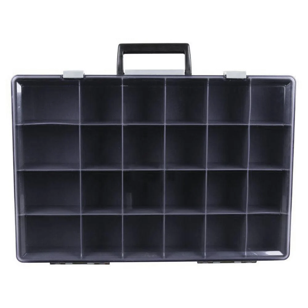 FLM1024-2 - 24 Compartment Gray Small Parts Storage Box, 1 Piece - Image 3