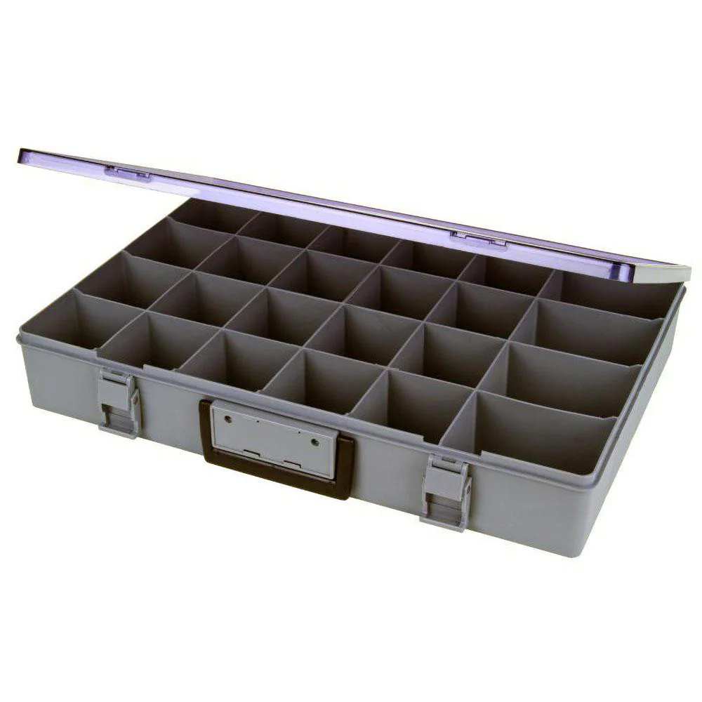 FLM1024-2 - 24 Compartment Gray Small Parts Storage Box, 1 Piece - Image 5