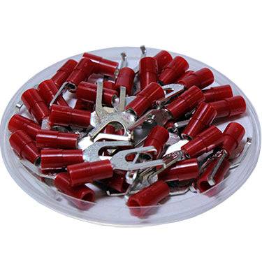 FSNYB1-3.7 - Nylon Insulated Flange Spade Terminals - 22-16 AWG