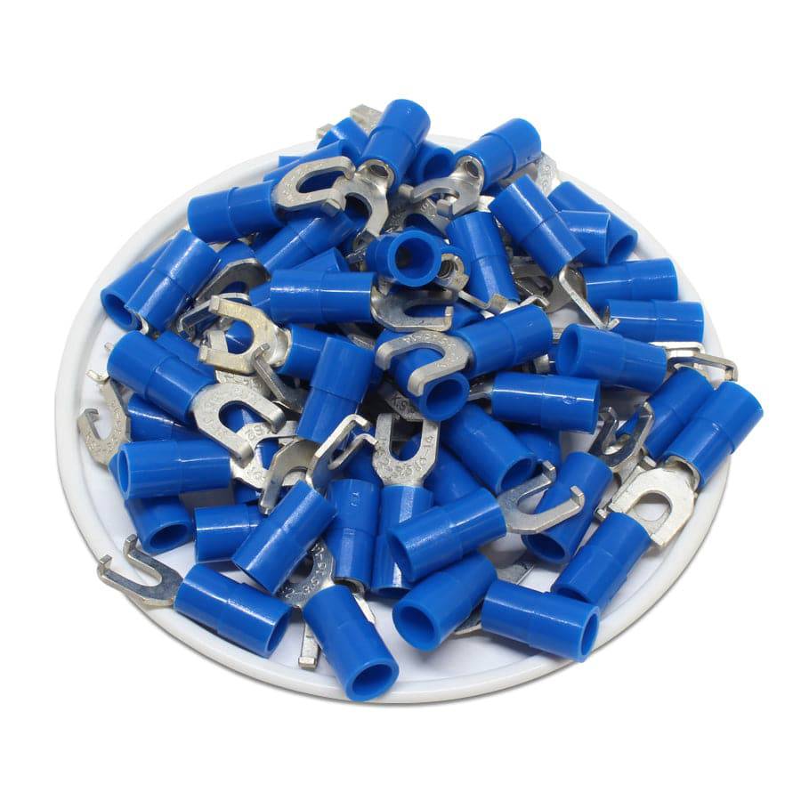 FSNYB2-3.7 - Nylon Insulated Flange Spade Terminals - 16-14 AWG