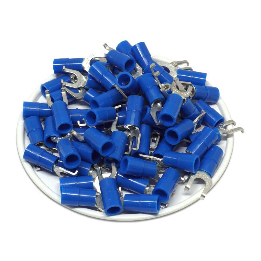 FSNYB2-4 - Nylon Insulated Flange Spade Terminals - 16-14 AWG
