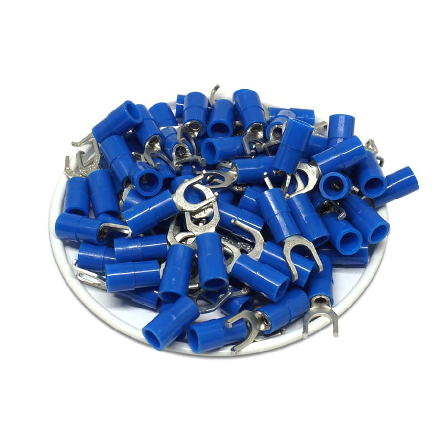 FSNYB2-5 - Nylon Insulated Flange Spade Terminals - 16-14 AWG
