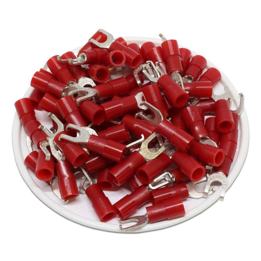 FSNYBS1-37 - Nylon Insulated Flange Spade Terminals - 22-16 AWG