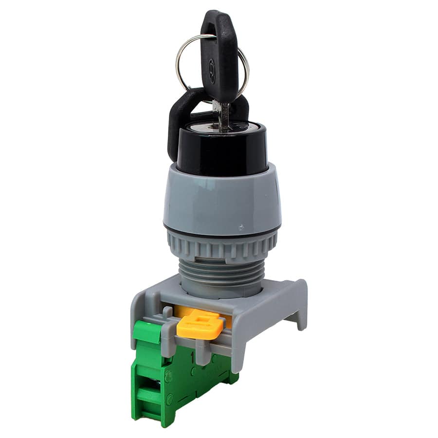 GKS22-1/O - 22mm Key Selector Switch - Drawable
