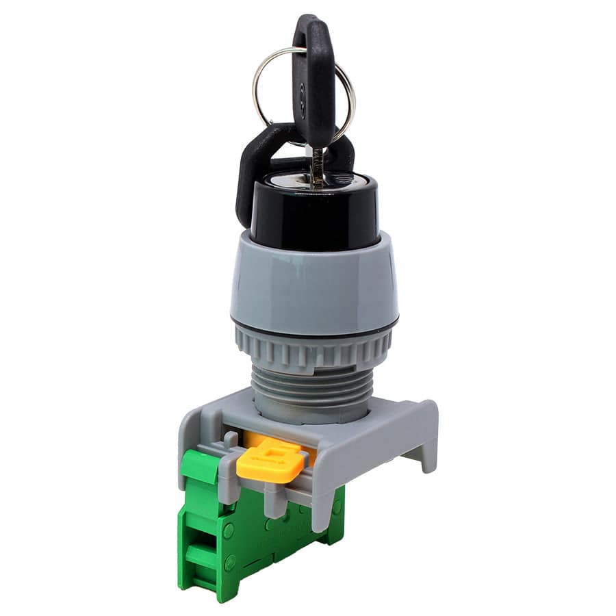GKSN22-1/O - 22mm Key Selector Switch - Non-Drawable