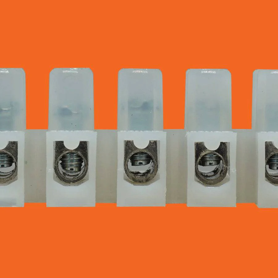 22 to 12 AWG Barrier Strip - 300v, 20A, 12 Poles, 8mm Pitch #GT1450B-8 - Image 2