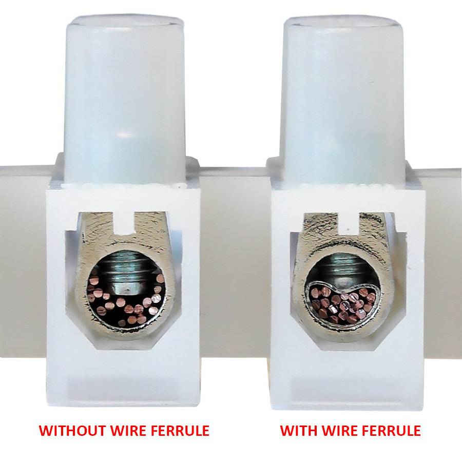 22 to 12 AWG Barrier Strip - 300v, 20A, 12 Poles, 8mm Pitch #GT1450B-8 - Image 3