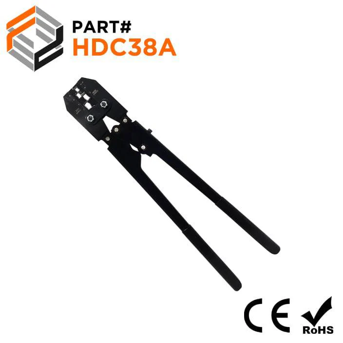 HDC38A - 8 to 2 AWG Heavy Duty Insulated Terminals Crimping Tool, 1 Piece
