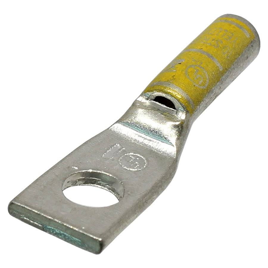 LB1014S - 10 AWG Long Compression Lug - 1/4" Stud Size, 1 Piece