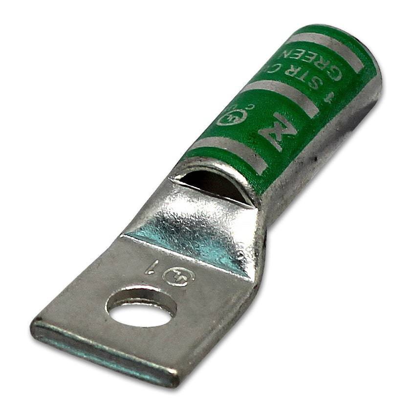 LB138 - 1 AWG Long Compression Lug - 3/8" Stud Size, 1 Piece