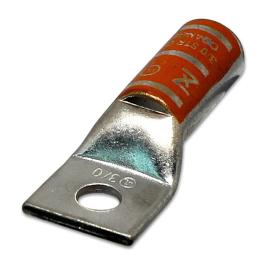 LB3012 - 3/0 AWG Long Compression Lug - 1/2" Stud Size