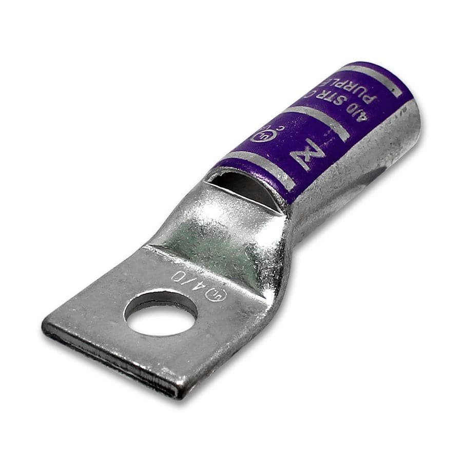 LB40516 - 4/0 AWG Long Compression Lug - 5/16" Stud Size