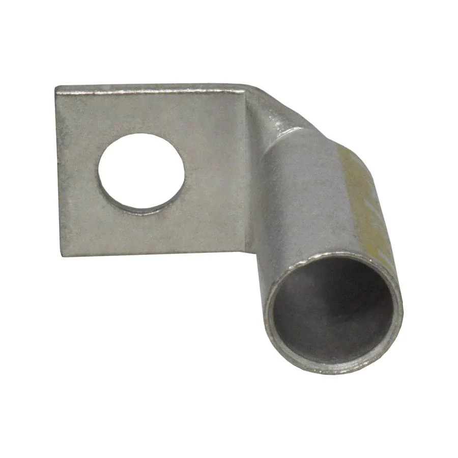 LBF25012 - 90 Degree Long Barrel Compression Lug - 250MCM - 1/2" Stud, 1 Piece