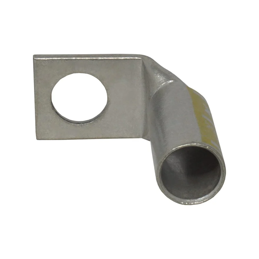 LBF25058 - 90 Degree Long Barrel Compression Lug - 250MCM - 5/8" Stud, 1 Piece
