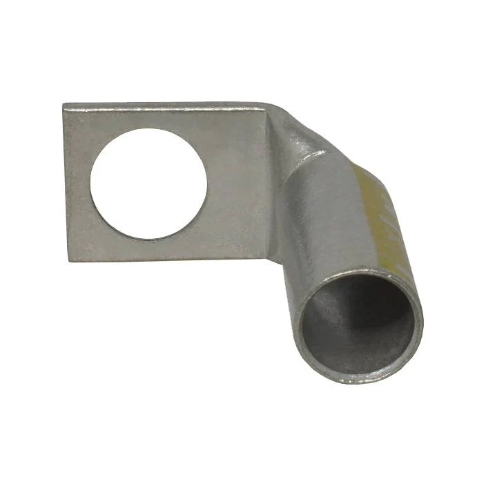 LBF25078 - 90 Degree Long Barrel Compression Lug - 250MCM - 7/8" Stud, 1 Piece