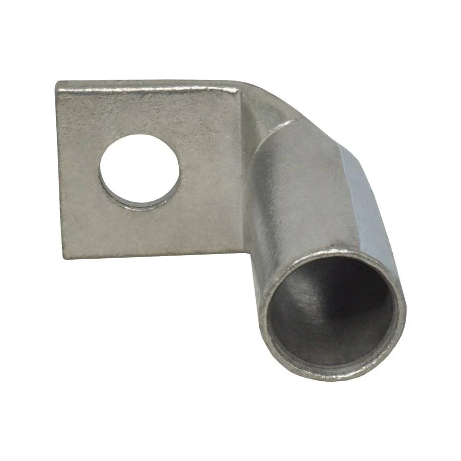 LBF30012 - 90 Degree Long Barrel Compression Lug - 300MCM - 1/2" Stud, 1 Piece