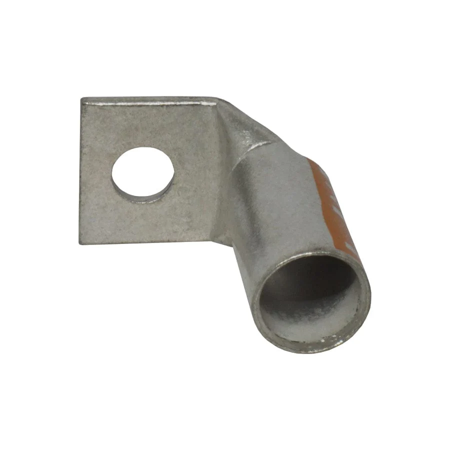 LBF30516 - 90 Degree Long Barrel Compression Lug - 3/0AWG - 5/16" Stud, 1 Piece