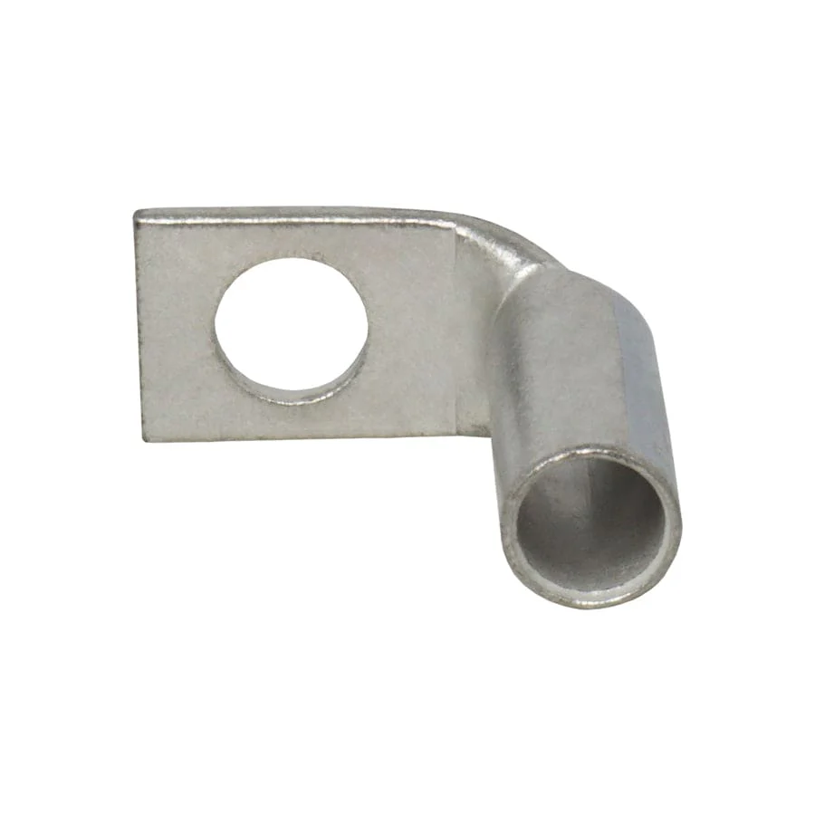 LBF3516 - 90 Degree Long Barrel Compression Lug - 3AWG - 5/16" Stud, 1 Piece