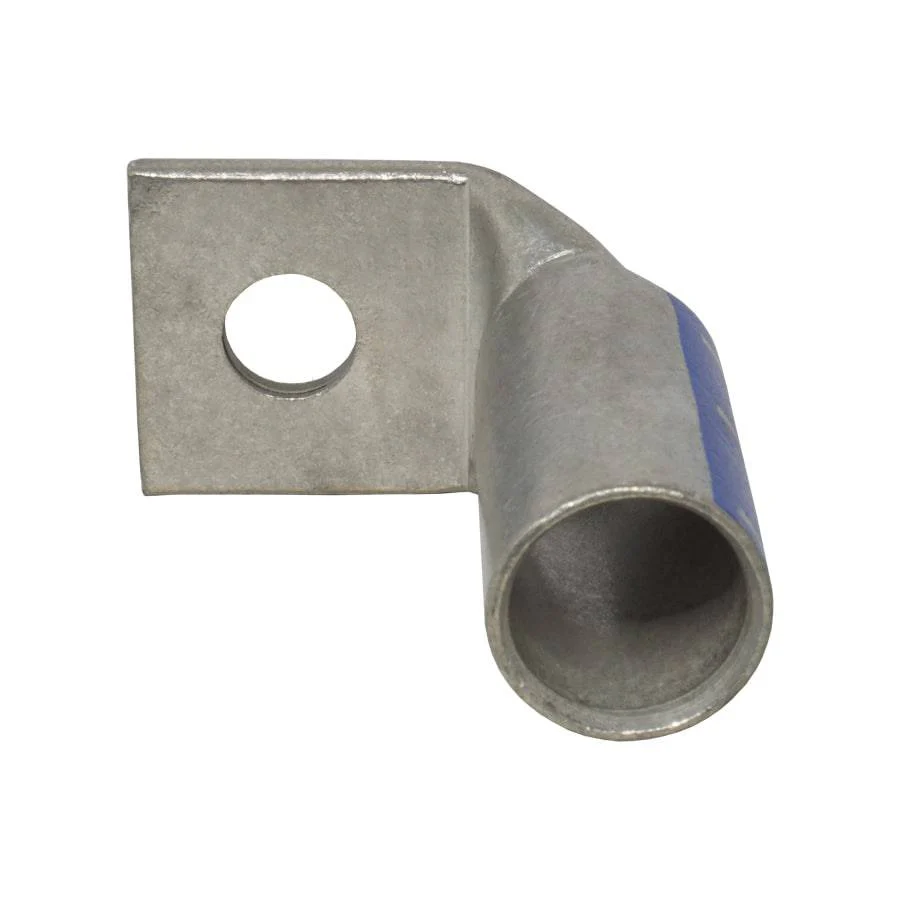 LBF40012 - 90 Degree Long Barrel Compression Lug - 400MCM - 1/2" Stud, 1 Piece