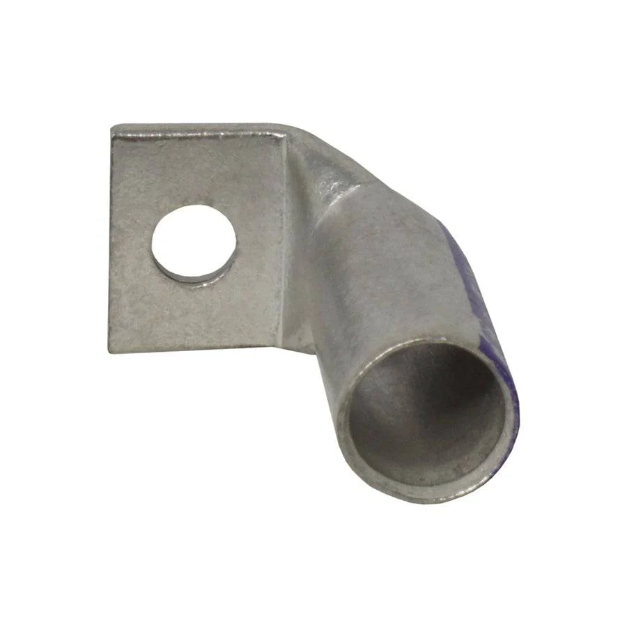 LBF40516 - 90 Degree Long Barrel Compression Lug - 4/0AWG - 5/16" Stud, 1 Piece