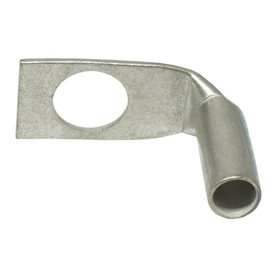 LBF412 - 90 Degree Long Barrel Compression Lug - 4AWG - 1/2" Stud, 1 Piece